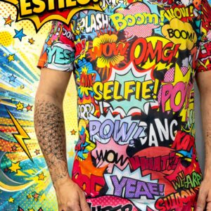 Camiseta Estilo Cómic – Diseño Explosivo y Original